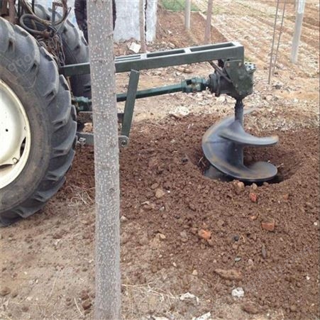 供应苗圃种树打坑机 挖坑机 50直径拖拉机钻孔机