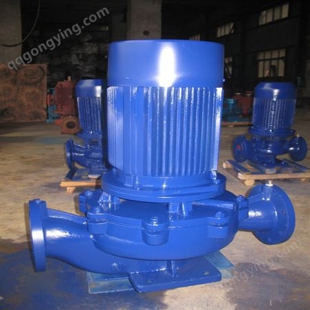 远航管道离心泵大功率低噪音ISG65-200单级立式清水泵 ，离心式管道泵