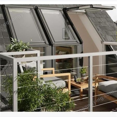 露台窗 斜屋顶天窗 栏杆窗 CY-LT88 安装生产商苏州灿宇建材