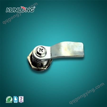 尚坤SK1-063-3W控制箱圆头直角回转锁 机柜拉紧锁多种锁片锁芯