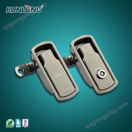 SK1-055S产品名称：尚坤SK1-055S平面回压式门锁、不锈钢门锁、机箱机柜门锁、配电箱门锁