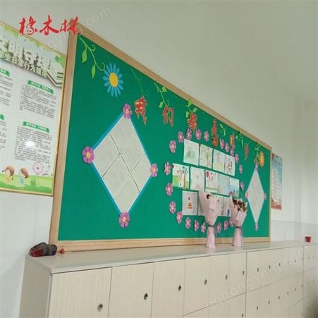绿色软木墙裙 幼儿园软木手工墙板 软木板卷材批发