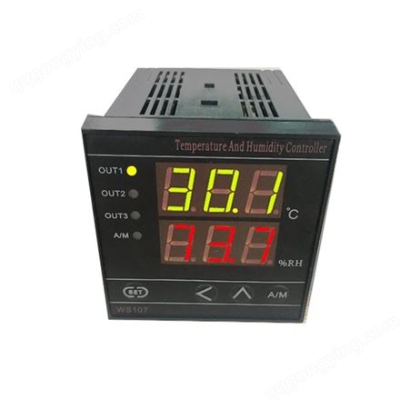 WS107数显温湿度表 WS107系列 温湿度控制器 温度设定范围0.1°C-99.9°C
