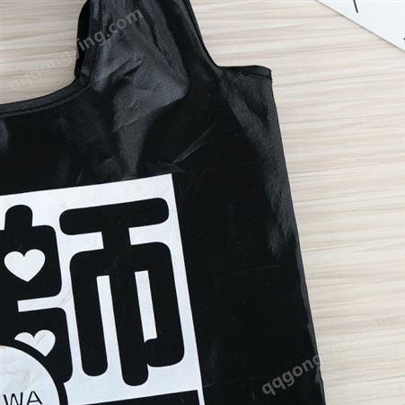涤纶袋定制牛津布背心袋绦纶袋定做彩色超市购物袋生产