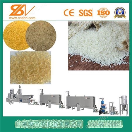 双螺杆速食米生产线 山东赛百诺 方便米生产设备