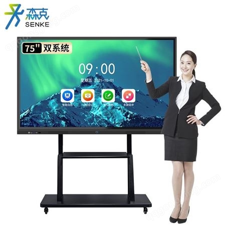 SK32GB森克 教室用教学一体机触摸屏幼儿园多媒体电子白板触控会议电视60寸
