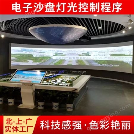 腾裕 沙盘灯光控制程序展厅3D全息模拟验智慧投影液晶屏数字激光玻璃软件