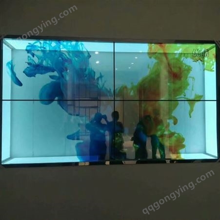 3D透明液晶屏展示柜 拼接液晶广告展示一体机 厂家定制