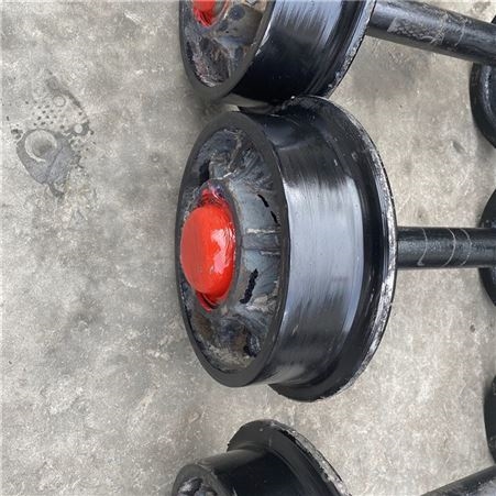 150mm窑车轮铸钢铸铁实心空心耐高温矿车轮子平板车翻斗式车单轮