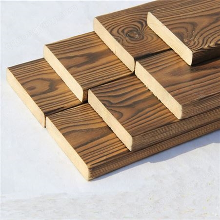 盛唐防腐木碳化木板 实木木材 木材加工定制 木材碳化加工 吊顶木龙骨