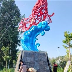 郑州房地产雕塑 郑州定制不锈钢雕塑 详情