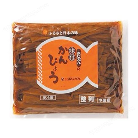 袋装味付干瓢  葫芦条供应 用鲜葫芦其果肉部分