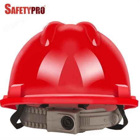 SAFETYPRO 安全头盔、红色V顶安全帽、工地安全帽