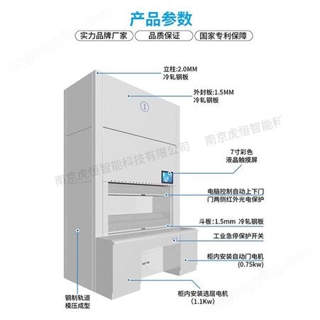 安徽全自动档案柜制造厂家虎恒智能选层档案柜XW-7A79一件也批发