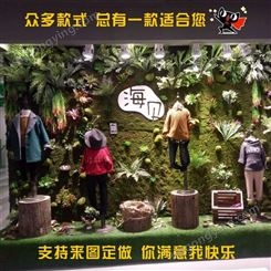云南昆明室内植物墙装饰新款立体绿化门头绿植装饰-免费设计