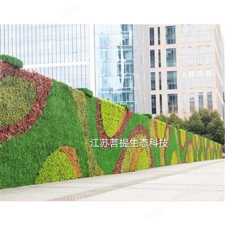 常州厂家仿真植物墙 外景观工程花盆生态绿化围挡 仿真绿化墙