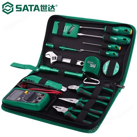 世达（SATA）03790 工具组套21件电工日常检修工具包套装多功能家用组合工具