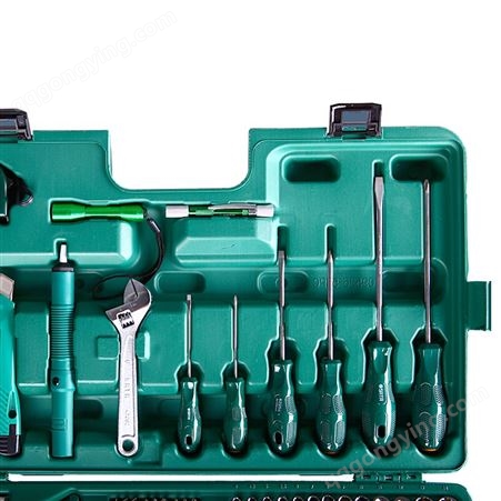 世达（SATA）09536 工具套装61件工具组套家用电子电工维修工具箱