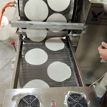 电加热烤鸭饼机商用千层蛋糕皮机气加热春饼机鸡蛋饼薄饼小卷饼机