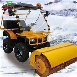 小型除雪车 ATV型扫雪车 13匹大马力座驾式扫雪车  山东销售