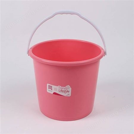 加厚洗衣家用塑料水桶大学生宿舍用品手提装水大红色塑料桶盆桶