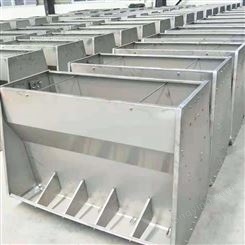 厂家销售猪用不锈钢食槽 双面不锈钢料槽 养殖食槽 严格选材 质量放心