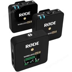 RODE/罗德 wireless Go II二代一拖二小蜜蜂专业领夹式无线麦克风