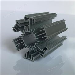 新思特工业铝型材定制 大截面散热器 LED变频散热器打磨攻丝