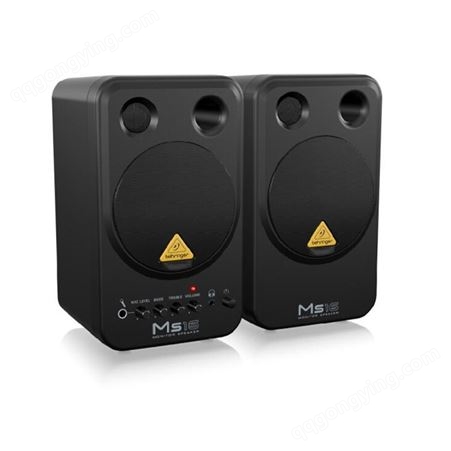 百灵达MS16有源音箱4寸低音炮桌面音响迷你音箱录音棚人声