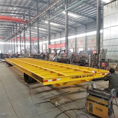 CSPC-8厂区周转平板拖车叉车牵引平板拖车重型工具车仓储物流转运车
