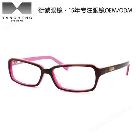 醋酸板材 青少年光学近视眼镜框架 厂家品牌贴牌代加工批发价格 防蓝光眼镜G68 衍诚眼镜工厂