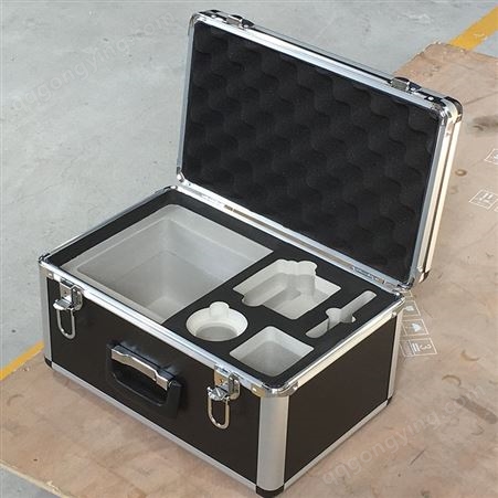小型设备运输箱定制 铝合金收纳箱厂家 带锁工具箱 便携小采样箱