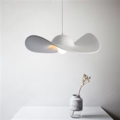 北欧艺术创意草帽灯帽子灯个性餐厅卧室设计师灯具现代极简约吊灯