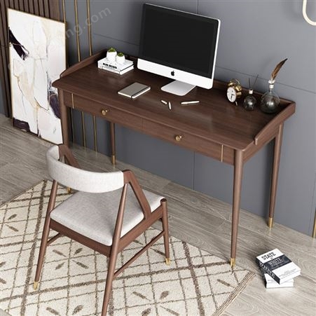 书桌定制 书房电脑桌椅 实木书桌价格 办公桌 文件柜办公家具 木书桌定制