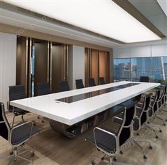办公家具大型会议桌长桌 简约现公桌椅组合板式长方形培训桌JY-HJ-026