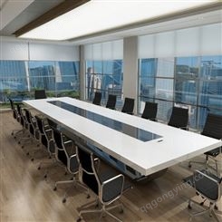 办公家具大型会议桌长桌 简约现公桌椅组合板式长方形培训桌JY-HJ-021