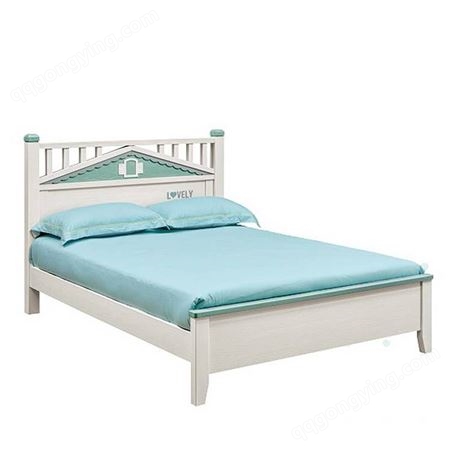 新枫格家用卧室全实木北欧儿童床1.5米单人大床